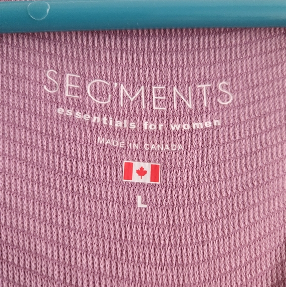 Women's large Pink V-Neck Top - Picture 3 of 4